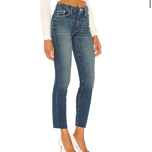 MOTHER the looker ankle fray jeans in gutterpunk - Picture 2 of 13